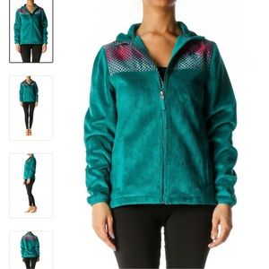 *NWOT* Fila Sport Kaleidoscope Turquoise Full Zip Womens Fleece